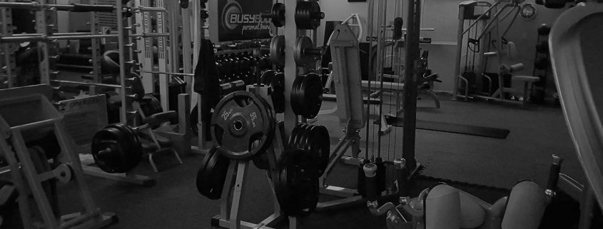Photo of Busy Body gym in black and white
