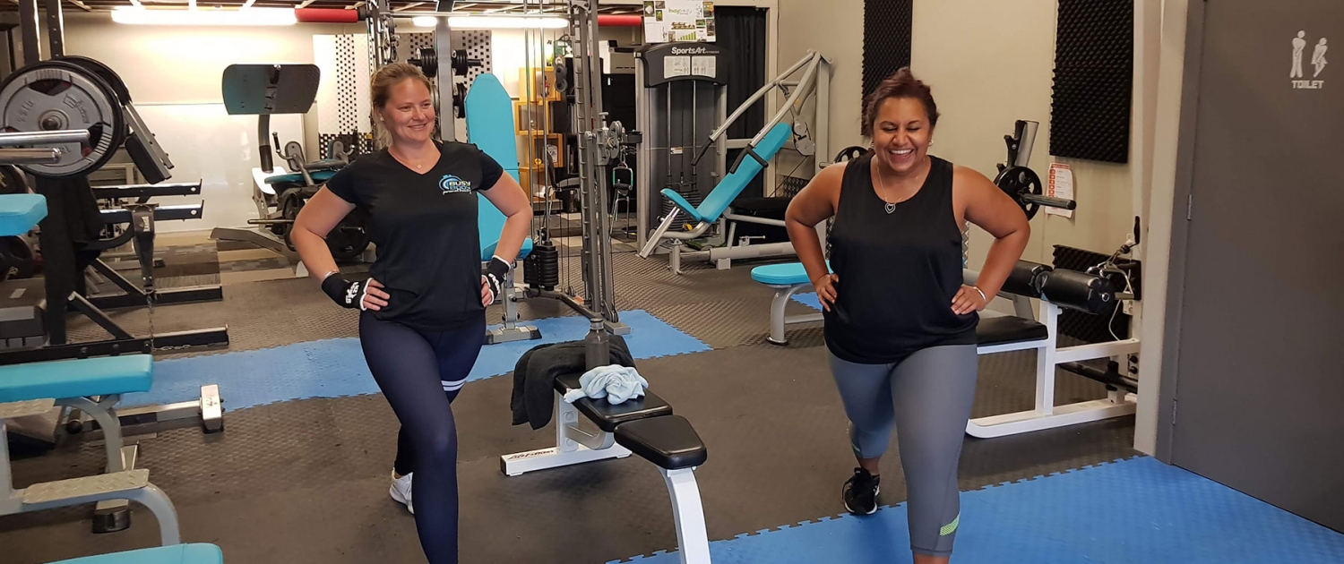 Image of two ladies working out at Busy Body