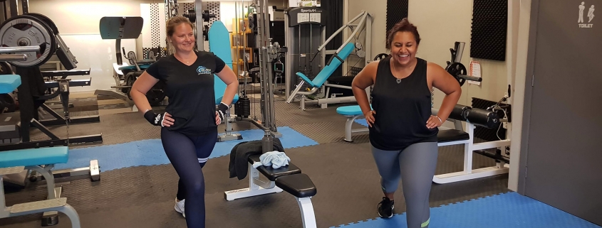 Image of two ladies working out at Busy Body